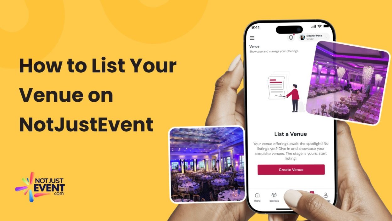 How to List Your Venue on NotJustEvent 